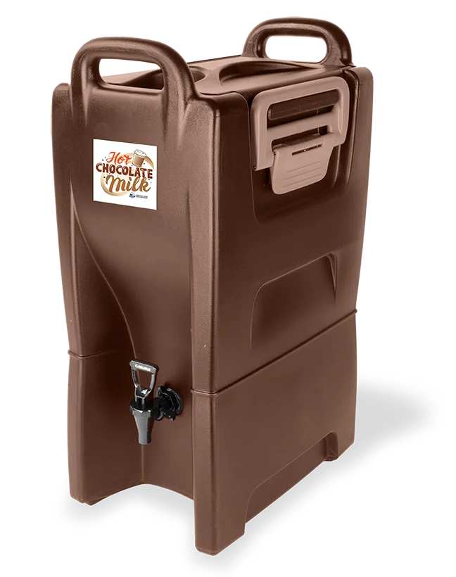 photo of a Cambro brown camtainer